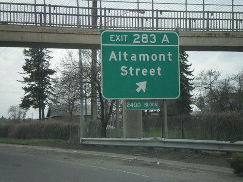 I-90 West - Exit 283A