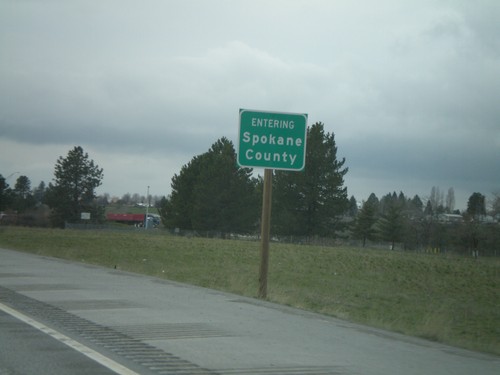 I-90 West - Spokane County