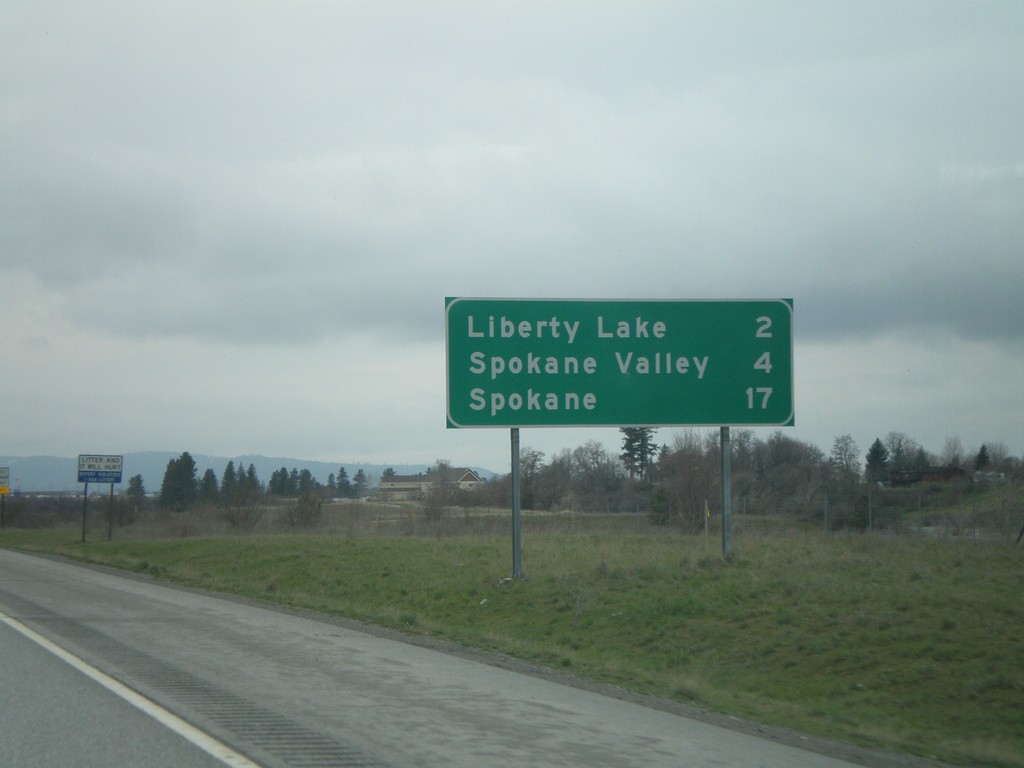 I-90 West - Distance Marker