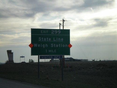 I-90 West - Exit 299 (Washington)