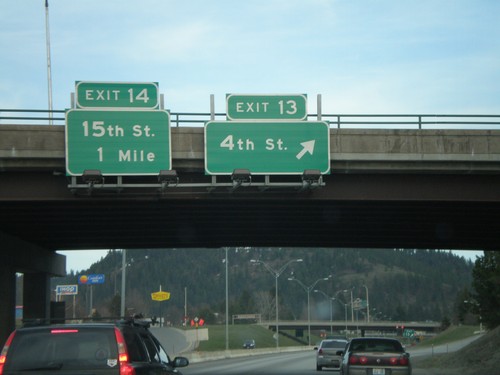 I-90 East - Exits 13 and 14