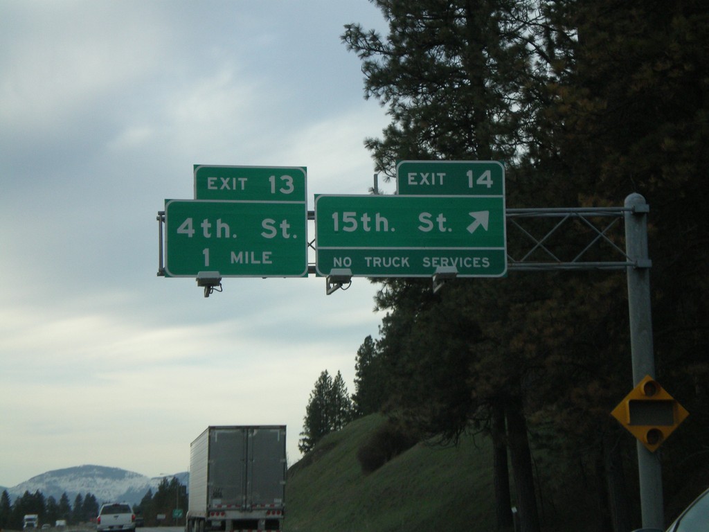 I-90 West - Exits 14 and 13