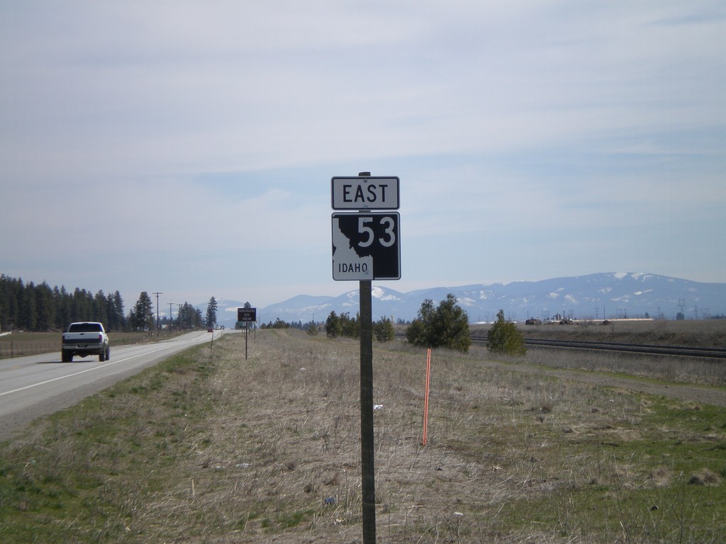 Begin ID-53 - Idaho/Washington Border