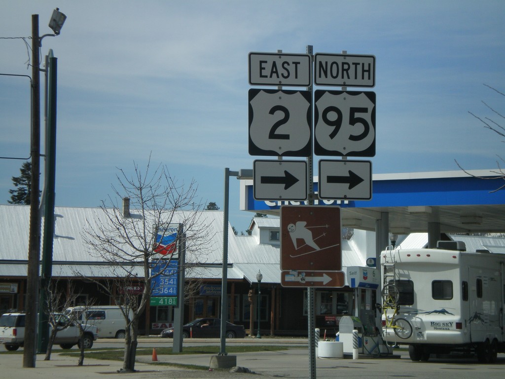 US-2 East/US-95 North (Cedar St.) at 5th Ave.