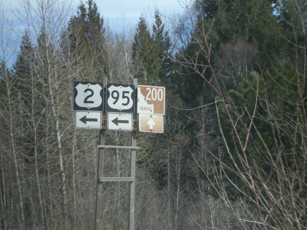 US-95 North/US-2 East at ID-200