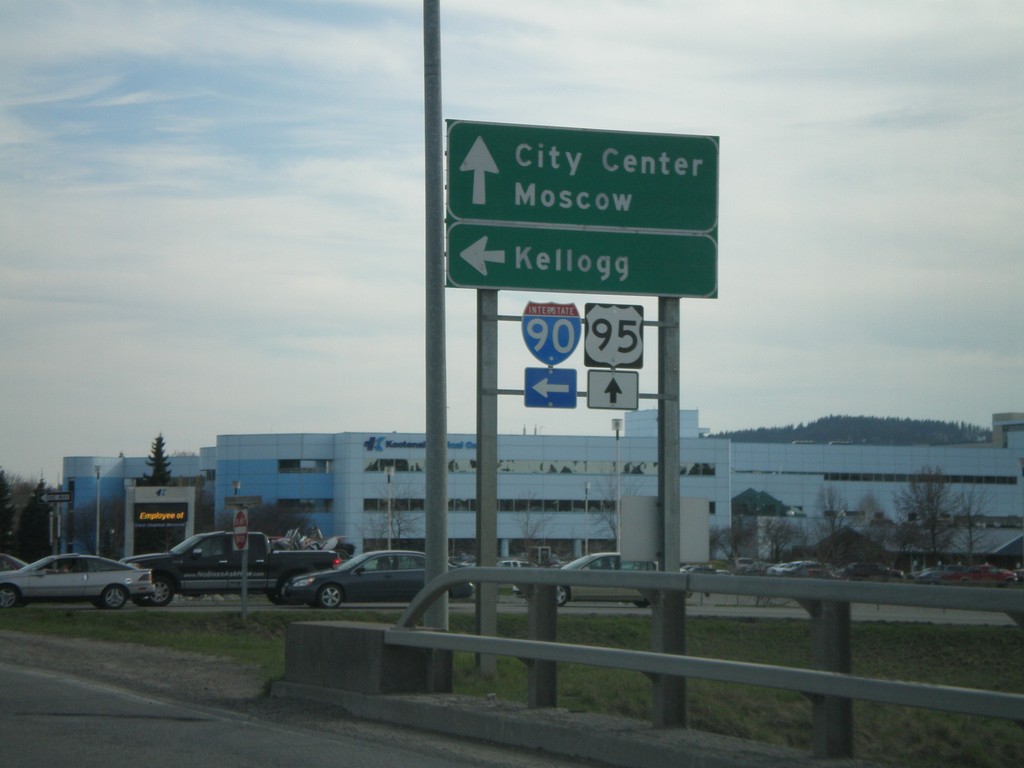 US-95 South at I-90 East