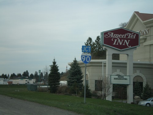 Jct. I-90 on US-95 North