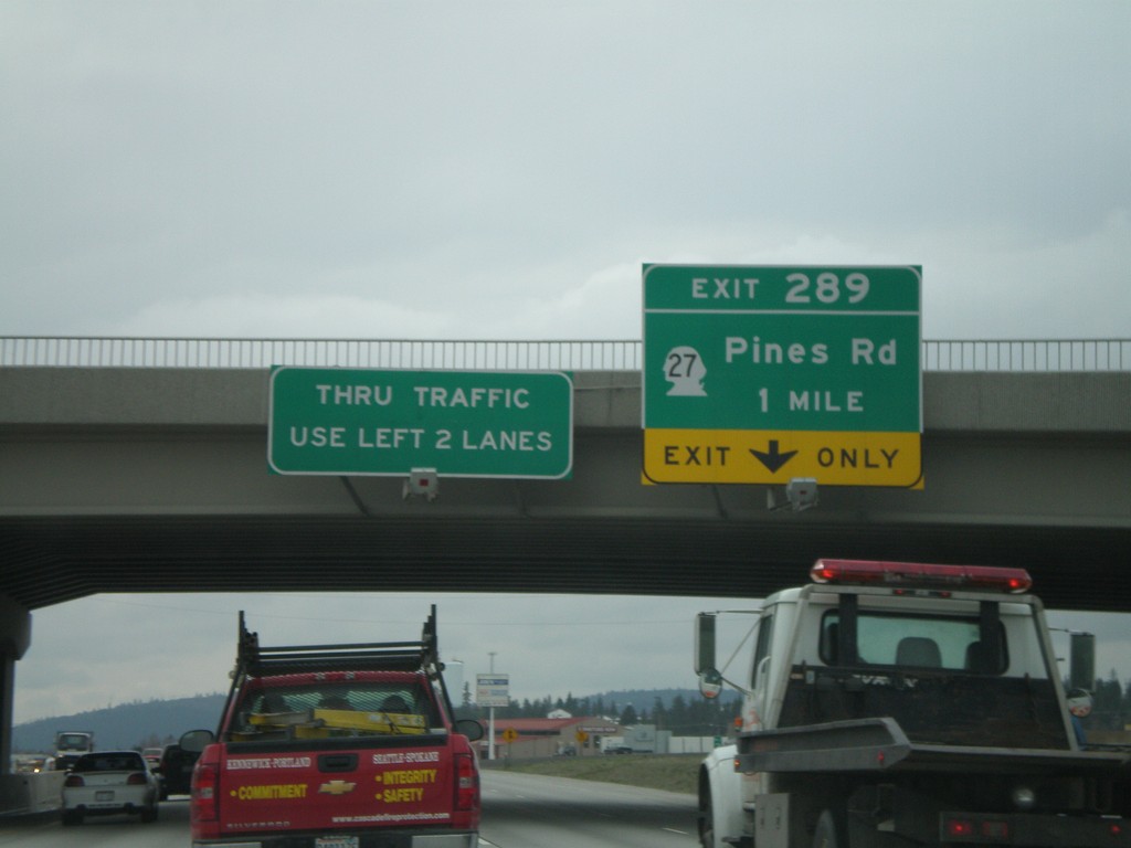 I-90 West - Exit 289