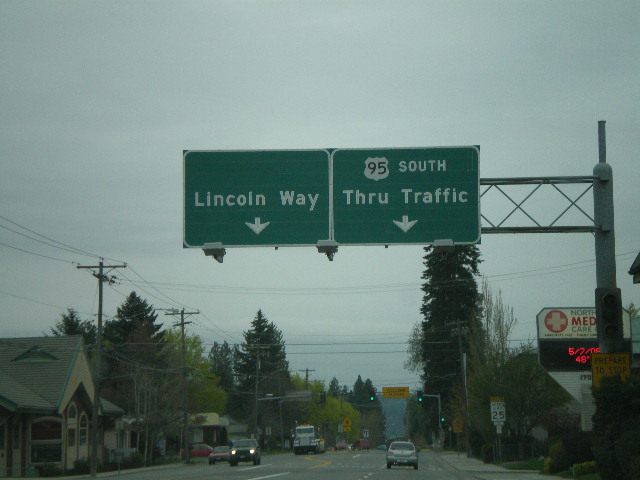 US-95 South at Lincoln Way