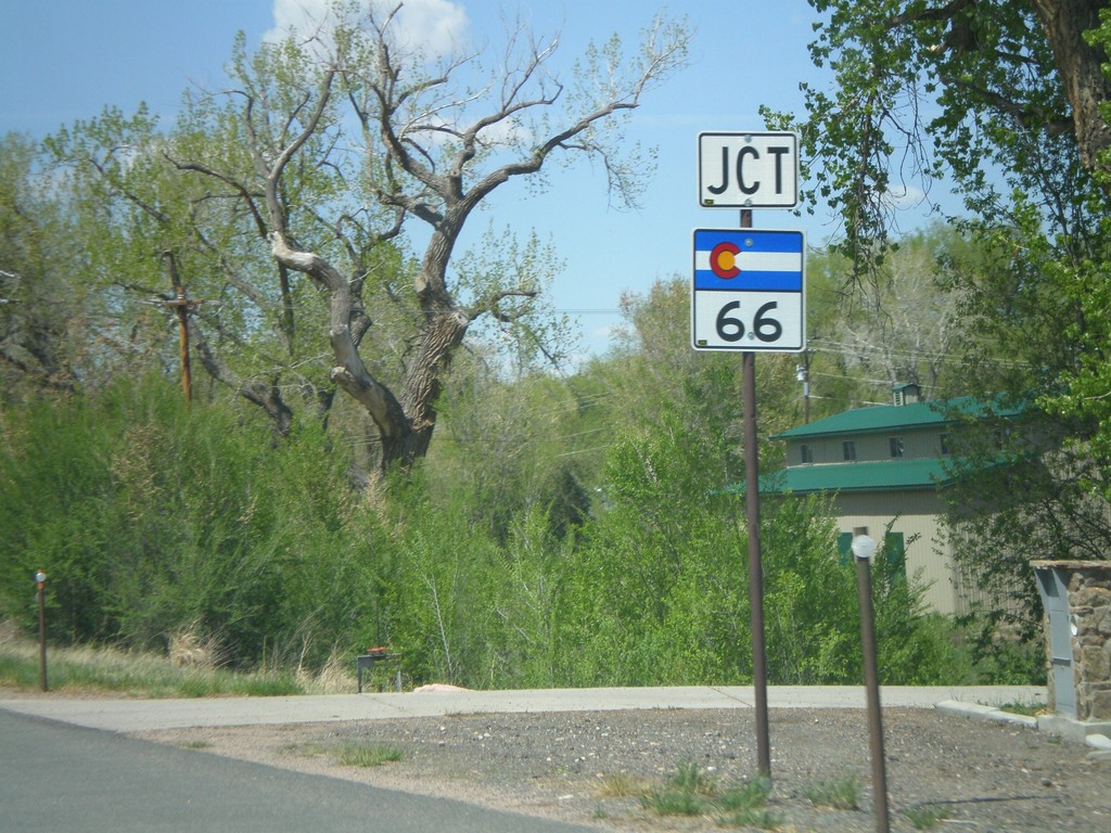 US-36 West Approaching CO-66