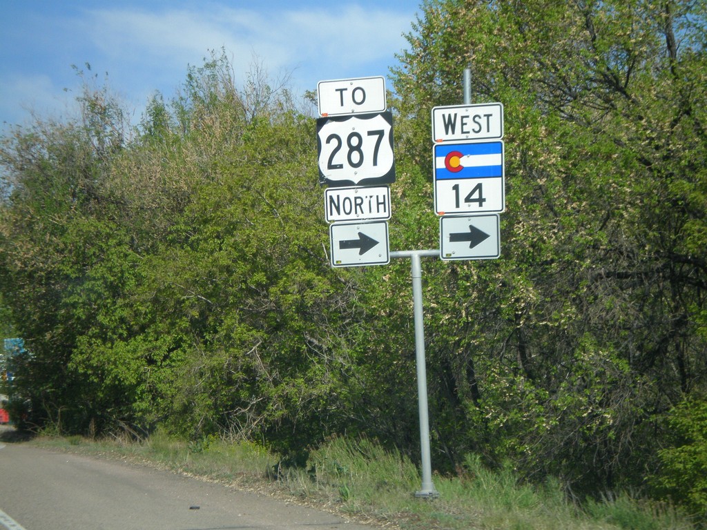 CO-14 West/To US-287 North