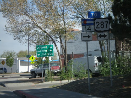 CO-14 West at US-287