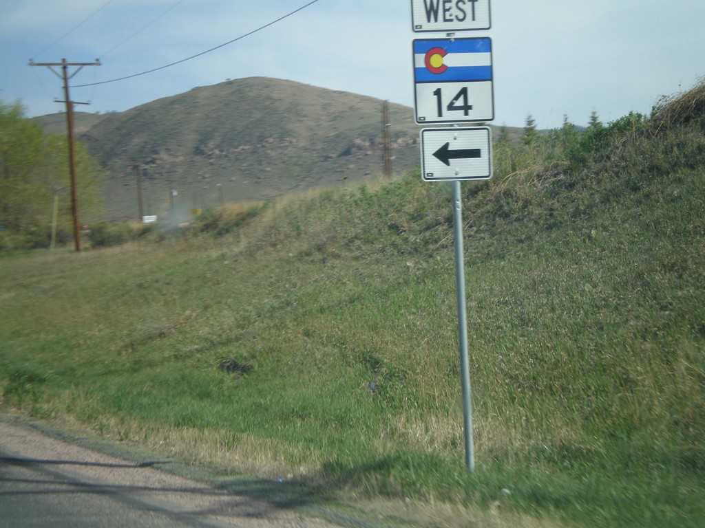 US-287 North at CO-14 West