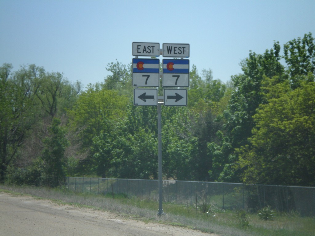 CO-157 South at CO-7