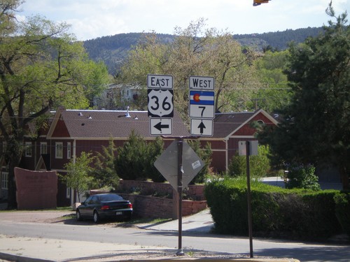 US-36 East at CO-7 West