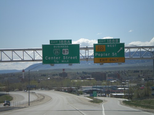 I-25 South - Exits 188B and 188A