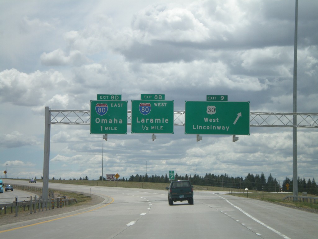 I-25 South - Exits 9, 8B, and 8D