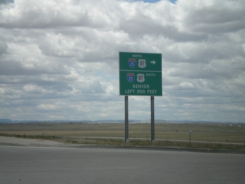 End WY-212/BL-25 at I-25/US-87