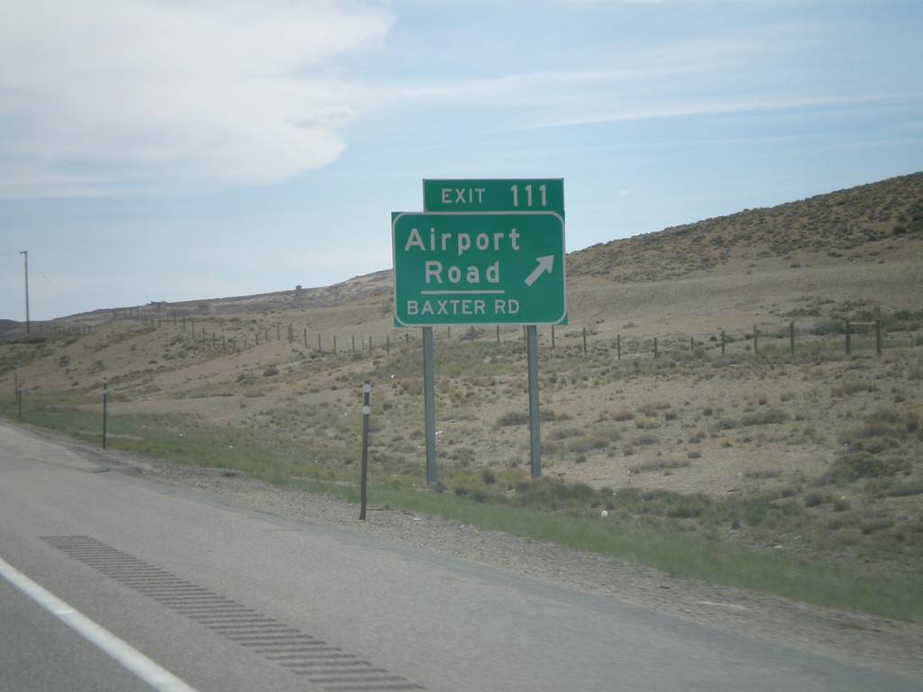 I-80 West - Exit 111