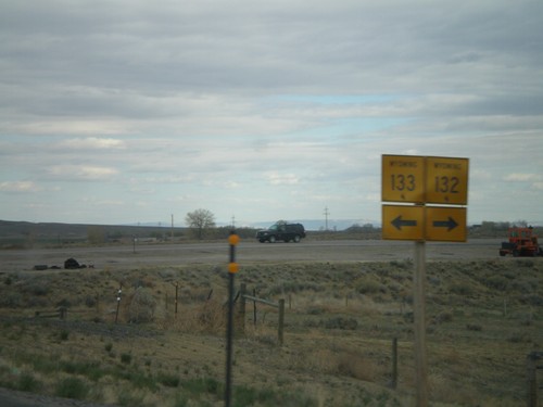 US-26 East at WY-133 and WY-132