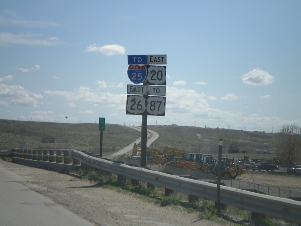 US-20/US-26 East to I-25 and US-87