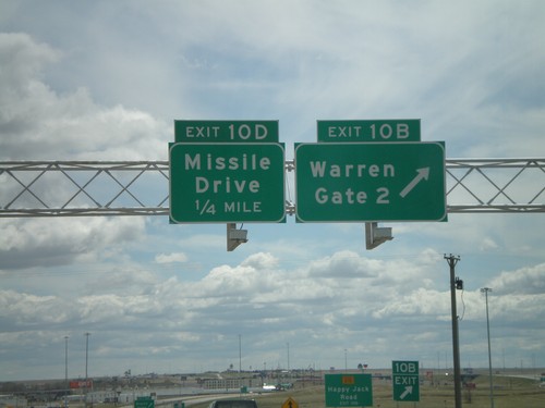 I-25 South - Exits 10B and 10D