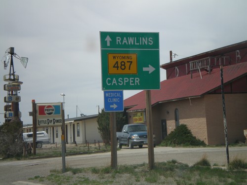 US-30 West/US-287 North at WY-487