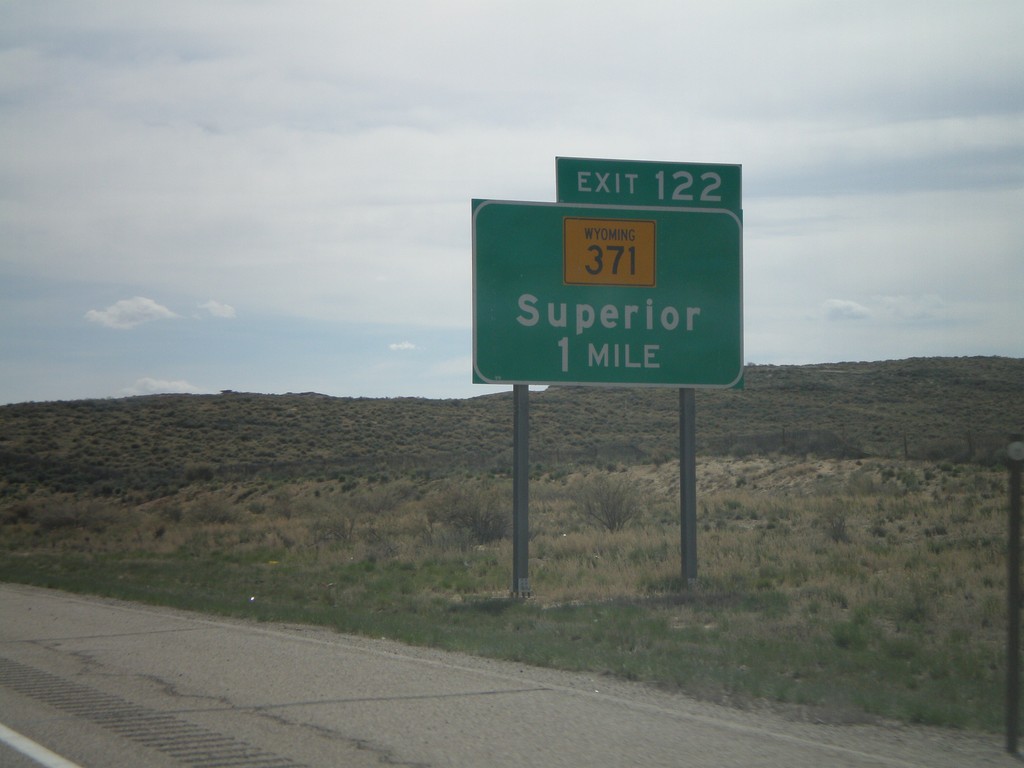 I-80 West - Exit 122