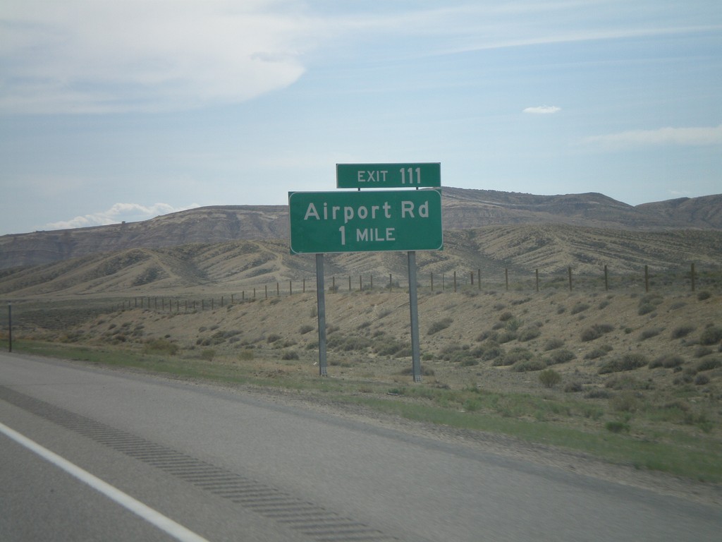 I-80 West Approaching Exit 111