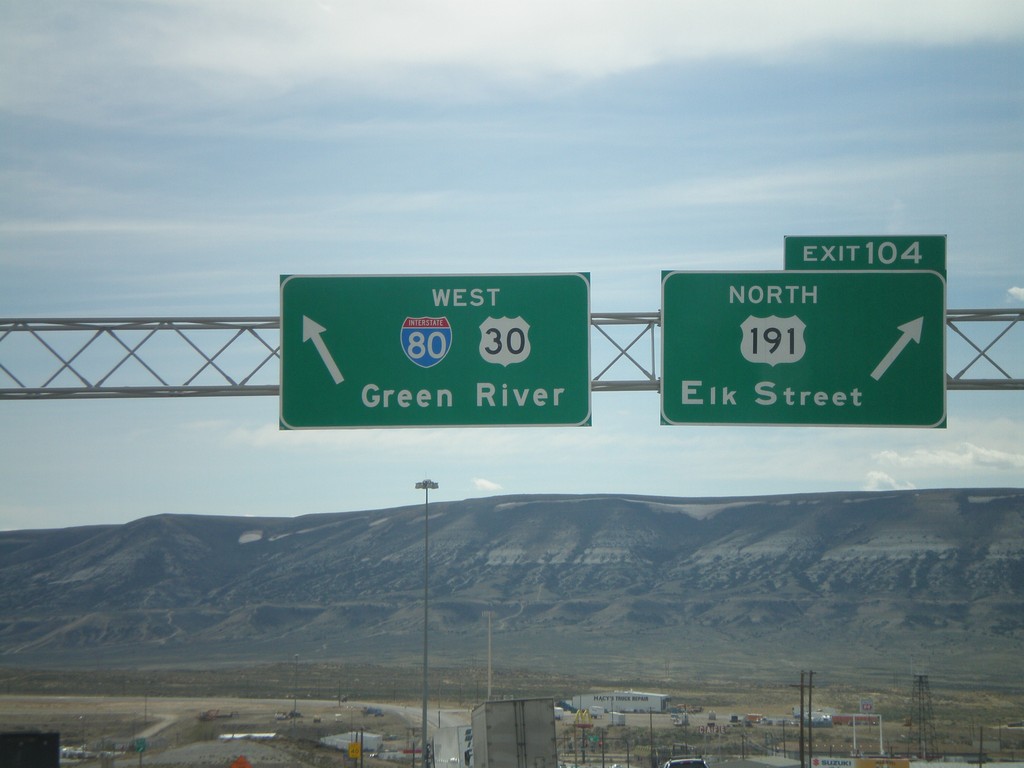 I-80 West - Exit 104