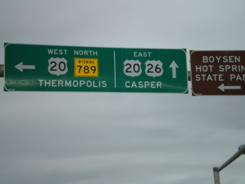 US-26 East/WY-789 North at US-20
