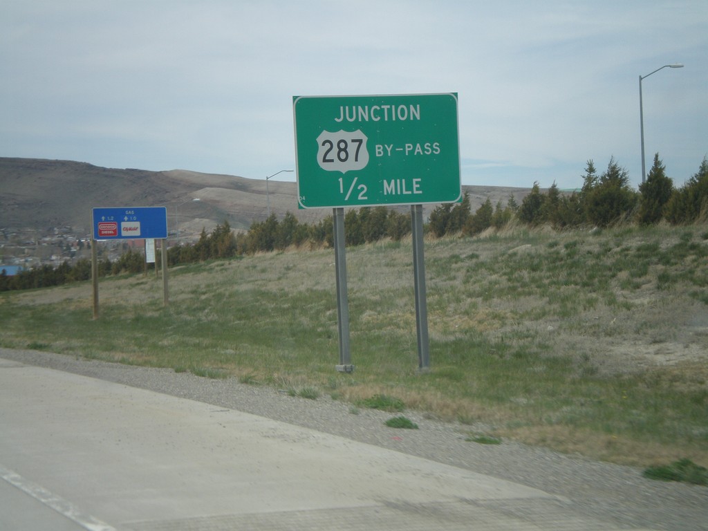 BL-80 West/US-287 North Approaching US-287 By-Pass