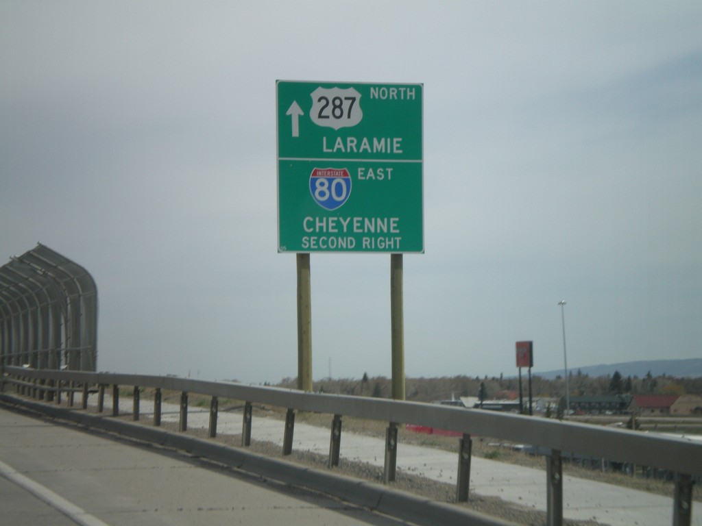 US-287 North Approaching I-80