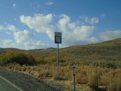 Begin NV-226 South - Elko County