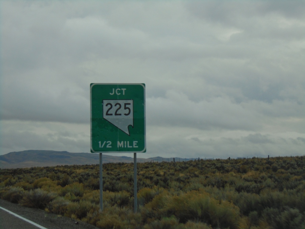 NV-226 East Approaching NV-225