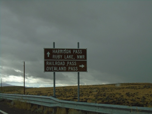 Harrison Pass Road at Railroad Pass Jct.