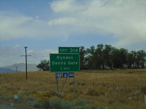 I-80 West - Exit 314