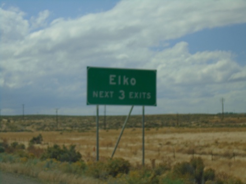 I-80 West - Elko Exits