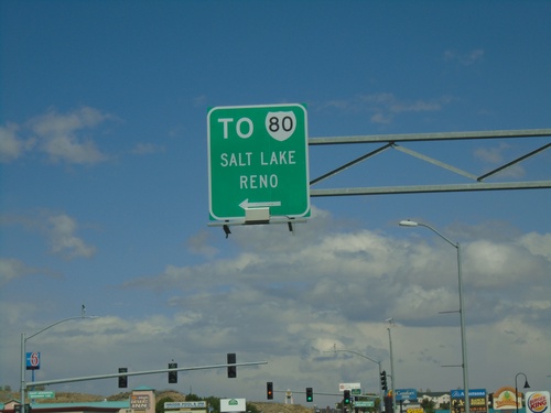 BL-80 East (Idaho St.) Approaching I-80