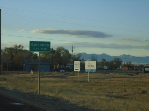 NV-789 South - Entering Golconda