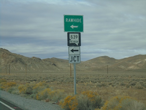 US-50 West at NV-839