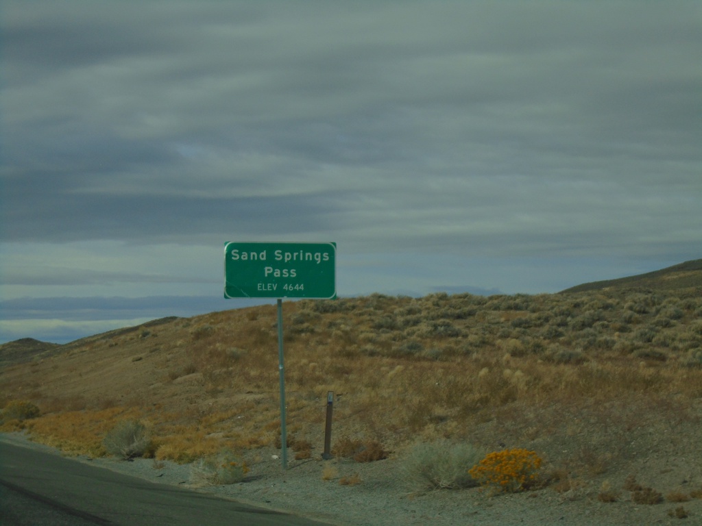 US-50 West - Sand Springs Pass