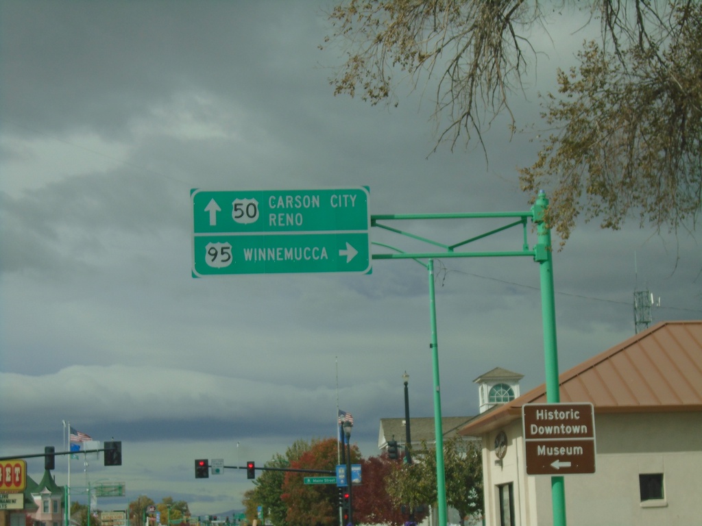 US-50 West at US-95 North to Winnemucca