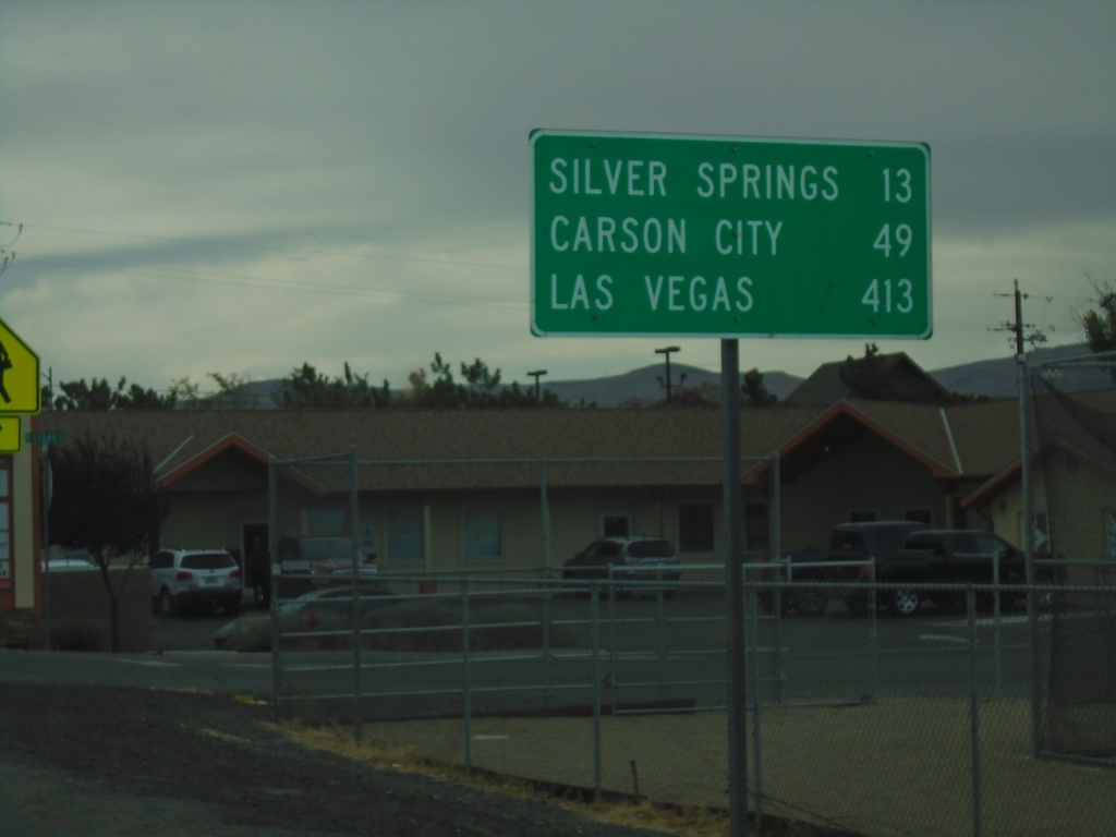 Alt. US-95 South/Alt. US-50 West - Distance Marker