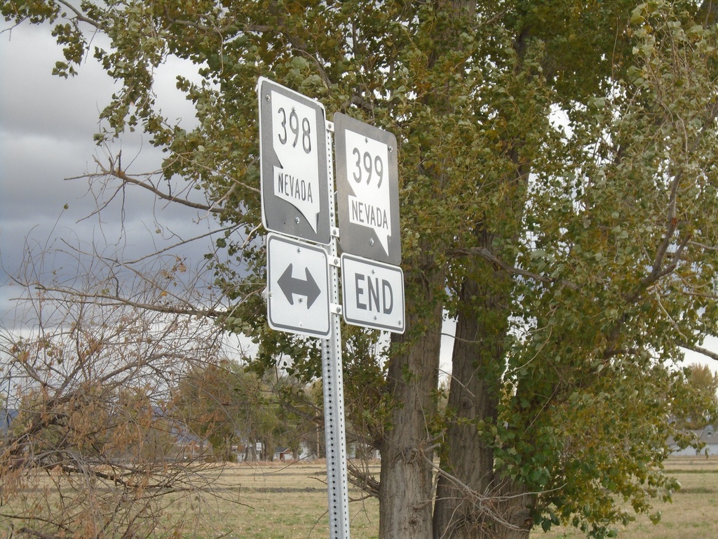 End NV-399 East at NV-398