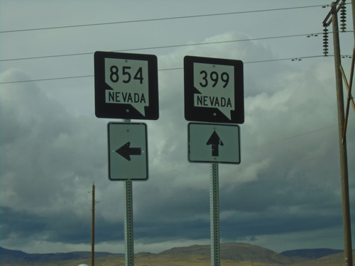 NV-399 West at NV-854