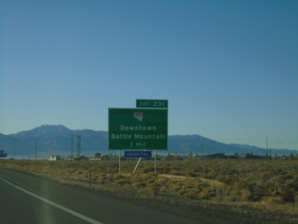 I-80 East - Exit 231