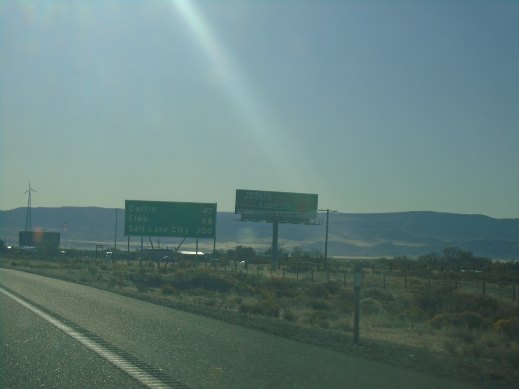 I-80 East - Distance Marker