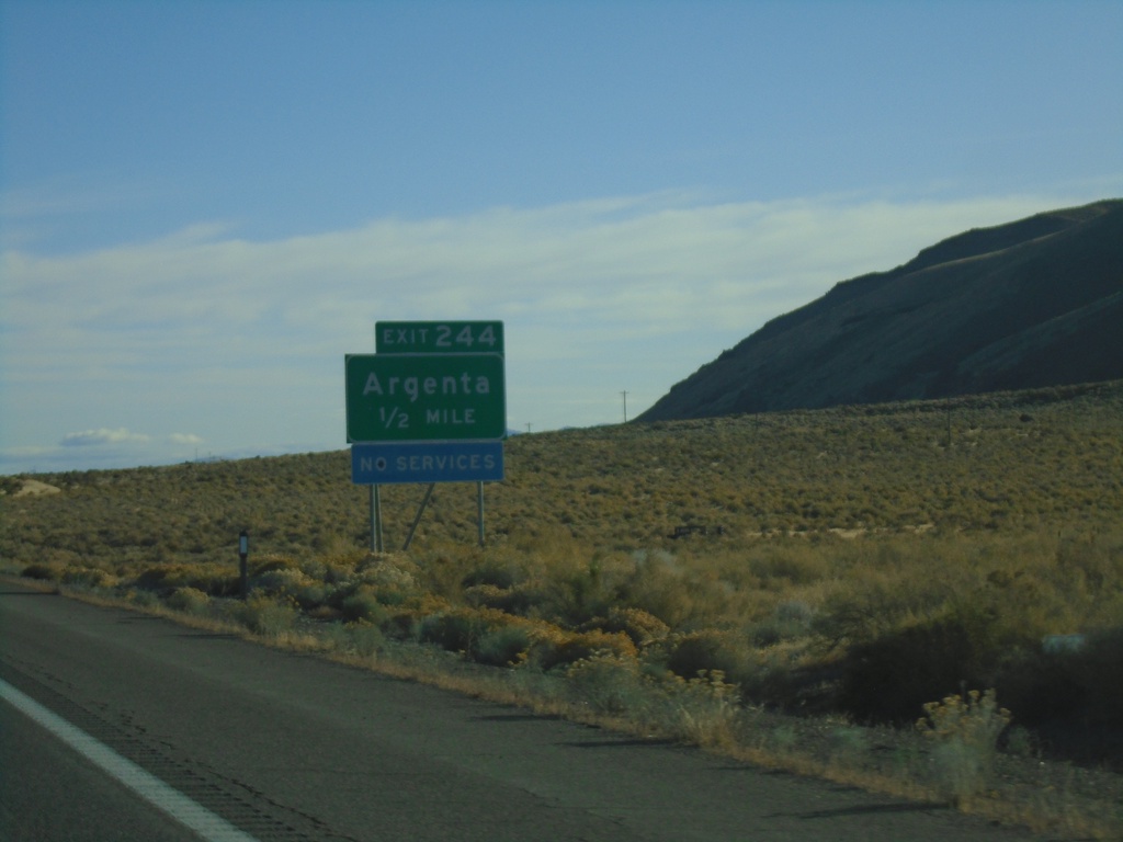 I-80 East - Exit 244