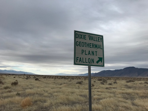 County Road at Dixie Valley Road